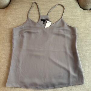 Banana Republic Gray Lined Camisole Tank Top NWT Size L